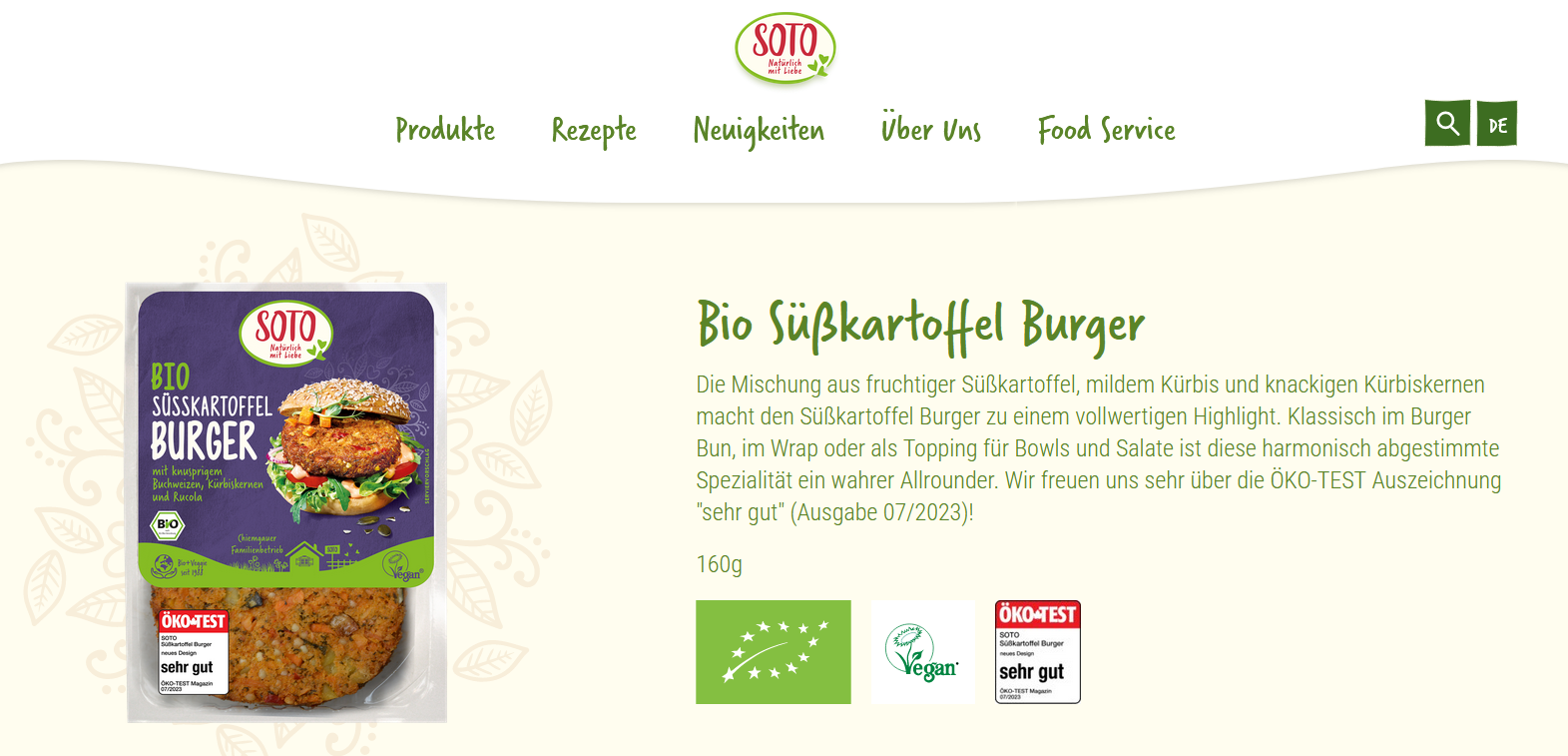 Copyright © organic veggie food GmbH / SOTO Bio-Spezialitäten